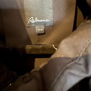 REITMANS Winter Coat.Black. Size Mefium. Big faux fur hood!